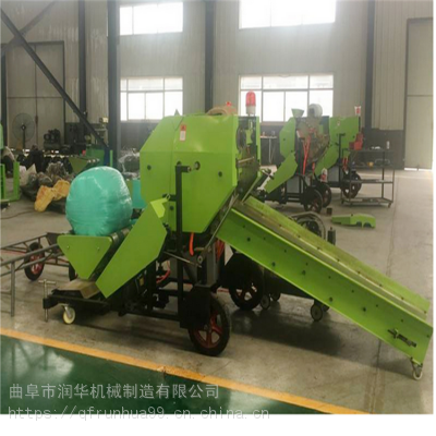 高效便捷的畜牧場稻草打包機 干濕兩用儲存草料打捆機助力畜牧機械升級